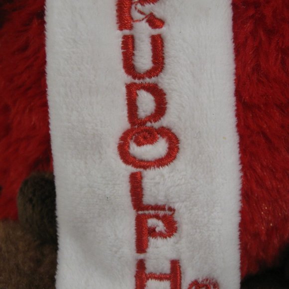 Rudolph The Red Nosed Reindeer Animated Light Up Nose & Foot Taps, Sings  NWT - Picture 7 of 13